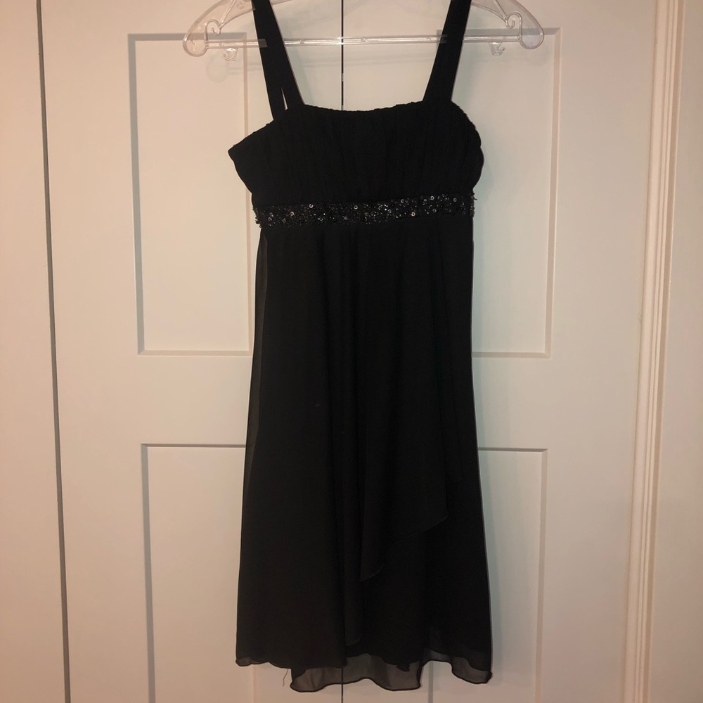 Black cocktail dress